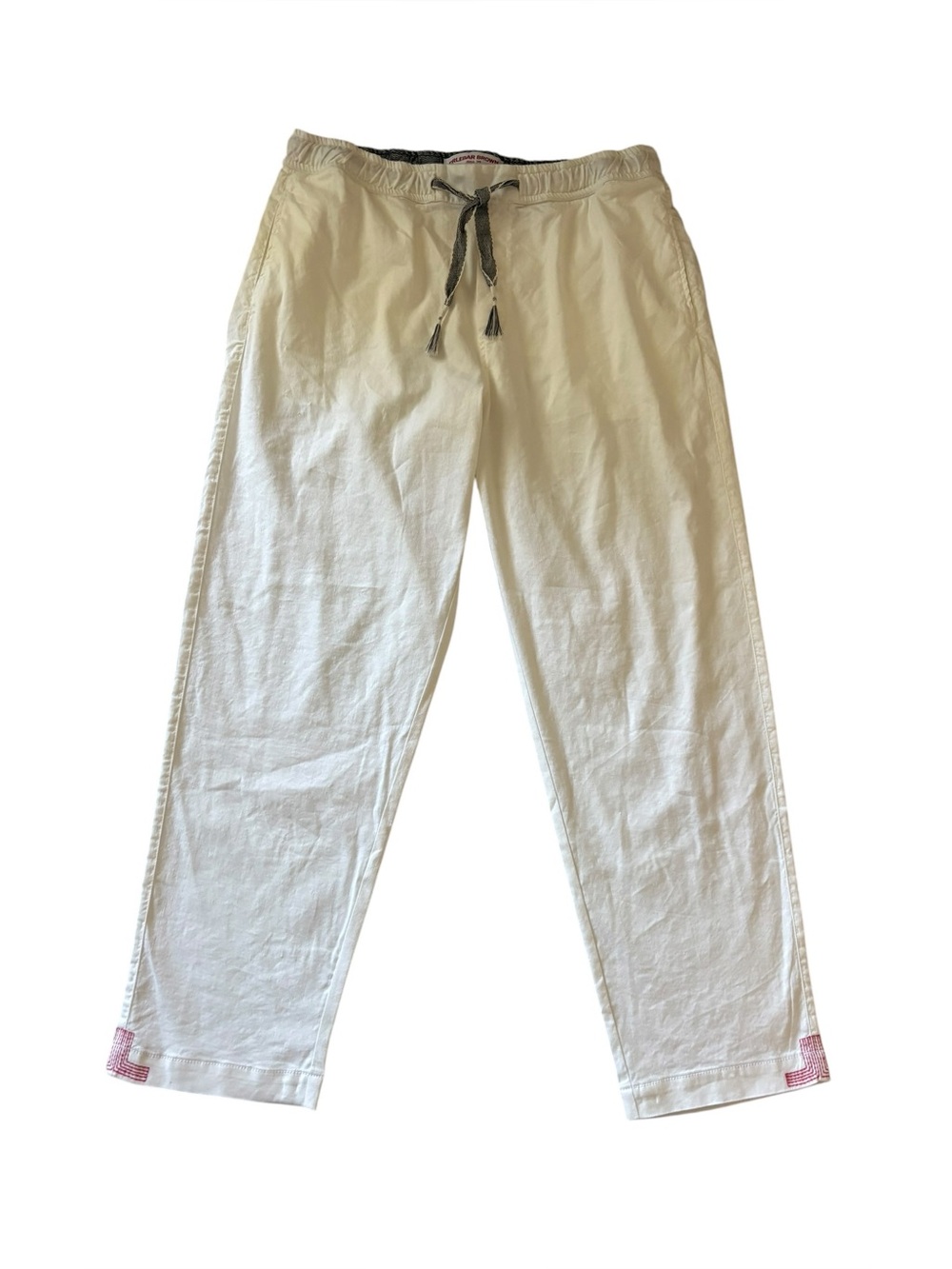 Orlebar Brown Sonoran Linen-Blend Drawstring Trousers White Size 36